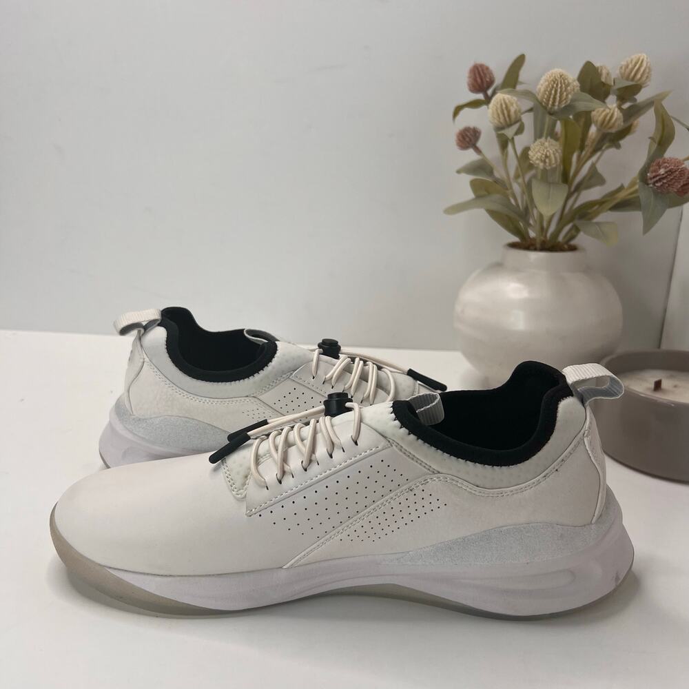 Clove Classic Nursing Sneaker Brilliant White/Black Collar Women W11.5/M10 Men - Picture 6 of 9